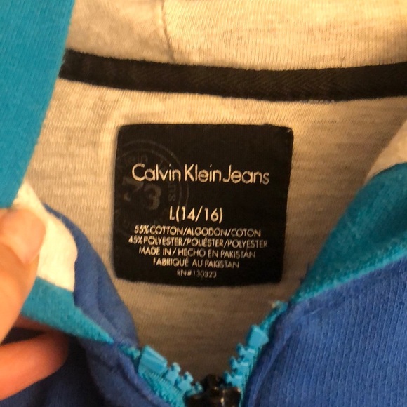 Calvin Klein Jeans Zip up sweatshirt - Picture 3 of 6